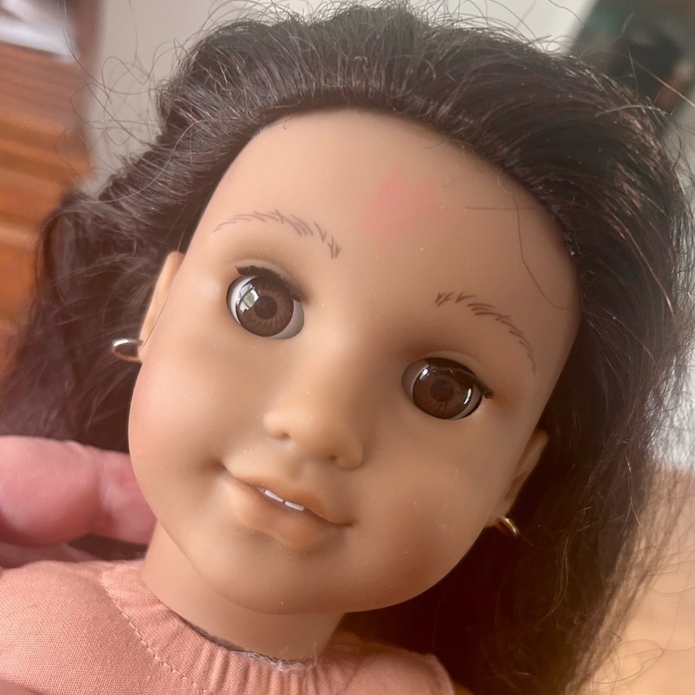 American Girl doll 18”Josefina Montoya lot of 7 w/clothes long br hair/br eyes - Picture 4 of 11